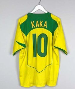 man kids kit 1994 1998 2002 2004 BRAZlL retro soccer jersey ronaldo ROMARIO KAKA RONALDINHO RIVALDO maillot de futol r.carlos BraziI brazilian Football shirt