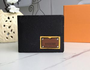 2021 moda kwiaty projektant portfele luksusowe męskie damskie skórzane torby wysokiej jakości klasyczne litery klucz portmonetka oryginalne pudełko Plaid posiadacz karty M60895F