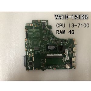 Scheda madre originale del computer portatile Lenovo V510-15IKB I3-7100U UMA 4G FRU 5B20M31847