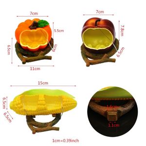 Outros pássaros suprimentos H051 Funny Fruit Birds Feeder Bowl Bowl Parrot Pet Dispenser Water alimentos Recipiente de alimentação de animais pequenos alimentos para bebida C