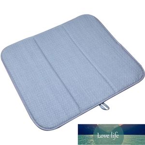 Sinland Washable Kitchen Microfiber Dish Drying Mat Extra Large Counter Absorbent Drying Pad Dish Drainer Mat 16InX18In 1 PCS Factory price expert design Quality