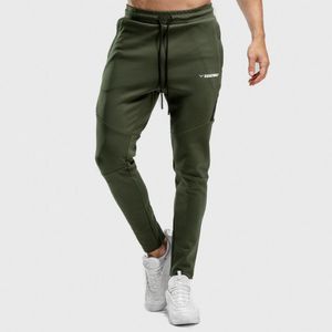 Jogger Sweatpants Män Casual Skinny Bomull Byxor Gym Fitness träning Byxor Manlig Vår Sportkläder TrackPants Bottoms Trouse