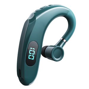 Consumo De Energía Inalámbrica al por mayor-Q20 Bluetooth auricular unilateral colgante oreja LED pantalla digital bajo consumo de energía estéreo inalámbrico
