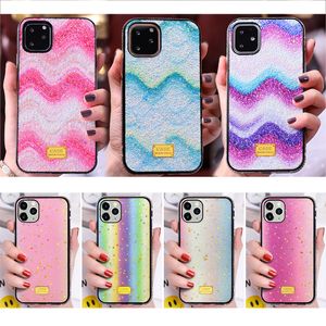 Luxury Bling Glitter Sparkle Cases Crystal Gradient Star Gems Diamond Bumper 2 in 1 TPU PC Shockproof Cover For iPhone 13 Mini 12 11 Pro XR XS Max X 8 7 6 SE2