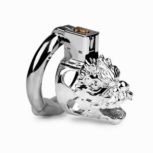 Zinc Alloy Penis Ring Lock Male Chastity device Cock Cage Metal Men Penile Virgin Belt BDSM Sex Toys Product