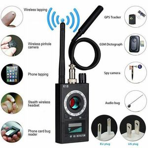K18 Multi-function Anti Detector Bug Mini Audio SPY-Camera GSM Finder GPS Signal Lens RF Locator Tracker Detect Wireless Camera