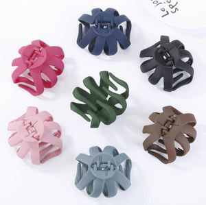 Barrettes Jewelry Jewelry Arrival Korea Style Simple Matte Large Size Claws Adts Women Clips Crabs Clamps Daily Hair Styling Aessories Dro
