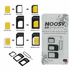 すべてのモバイル機器用の1コンバータアダプタ携帯電話SIMカードアクセサリのNOOSY NANO 4