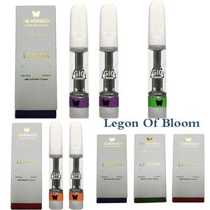 Legion of Bloom Vapes Cartridges Vape Pens 0.8ml 510 Atomizzatori Filo Atomizzatori Eliminabili Bobina di ceramica Carretti E sigaretta VAPorizer Vuoto serbatoio di vetro vuoto China Vaping fornitore