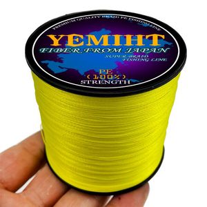 Braid Line YEMIHT Braided Fishing Pesca 12/9/8 Strands 500M Carp Multifilament Wire Japanese 100% Pe Saltwater