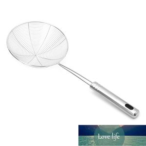 Wholesale strainer with handle for sale - Group buy Solid Spider Strainer Skimmer Ladle With Handle Stainless Steel Kitchen Tool