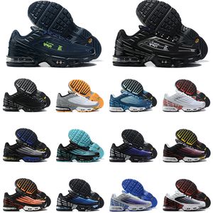 TN mais 3 apenas homens mulheres executando sapatos triplos brancos laser azul arco-íris ao ar livre sneakers esportes mens instrutor