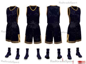 2021 Erkek Yeni Boş Baskı Basketbol Formaları Özel Adı Özel Numarası En İyi Kalite Boyutu S-XXXL Mor Beyaz Siyah Mavi AW6TL0