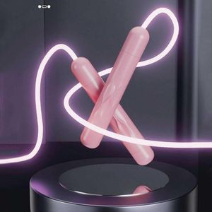 Jump Ropes Fast Speed Skipping Rope Jumping Wire Portable Fitness Tools Workout Equipments Luminous Glowing