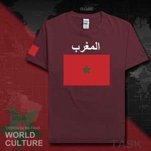 The Western Kingdom of Morocco Moroccan mens t shirts fashion nation tshirt team t-shirt sporting clothing tees country MAR X0621