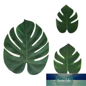 装飾的な花の花輪の熱帯ヤシの葉植物模造模倣葉 - ハワイアン/ルアウ/ジャングルパーティーテーブルの装飾（144pcs）1工場価格専門家設計品質