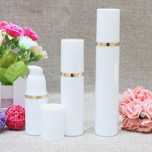 100 sztuk 15ml 30ml 50ml PP Airless Butelka Balsam pompy próżniowej używany do pakowania pakowania pakowania słoików