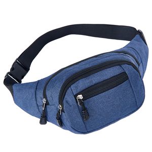 Modische, lässige, wasserdichte Taillengürteltasche, Unisex, große Brusttasche