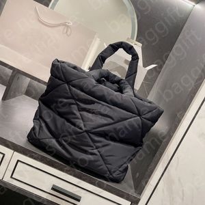 Nylon shoppingväska Bomull Puffy PM medelstora väskor Italien Lyxdesign handväskor Svart tie-dyed nylonficka Re-Edition Bagageväska Plånbok