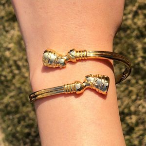 Berlockarmband egyptisk drottning Nefertiti armband guld afrikansk manschett för kvinnor rostfritt stål vintage armband justerbara smycken gåvor