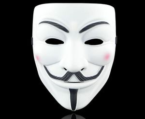 Masks V for Vendetta Anonymous Guy Fawkes Fancy Dress Adult Costume Accessory Plastic Party Cosplay