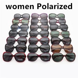 Stor ram Kvinnor Solglasögon Lady Beach Touring Polariserad Sun Glasögon Stall Ny Fashion UV400 Eyewaer Sommarskydd Partihandel DHL Gratis