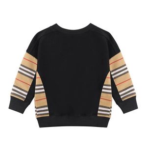 Vår Höst Baby Pojkar Flickor Pullover Barn Långärmade Randiga tröjor Barn Casual Sweatshirt