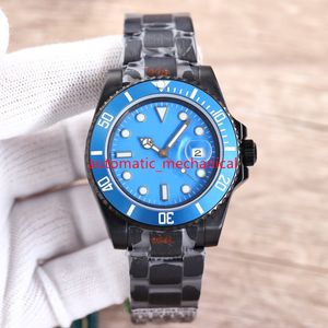 BP Factory ST9 CAL.2836 Mens Watch Blue Dial Date Dial 116610 40MM Automatic Mechanical Stainless Steel Ceramic Bezel Luxury Wristwatches AQ405