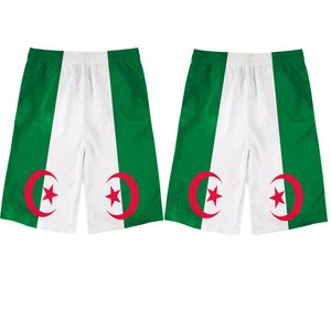 ALGERIA youth student beach shorts free custom name number gyms algerie ports DZA country arab nation flag male print text photo