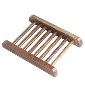 Creative Natural Wood Soap Dish Plack Tray Holder Pudełko