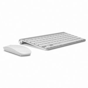 Russo Inglês Carta 2.4G Teclado Sem Fio Mouse Combo Com Desktop do Receptor USB, PC de computador, Laptop e TV inteligente