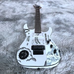24 Fret Gitar Yıldız Kakma Gül Ahşap Klavye Çin Özel Mağazalar Beyaz Renk Yapıldı