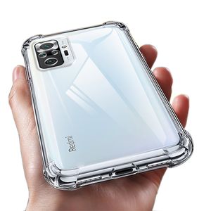 Shockproof Cases For Xiaomi Redmi Note 10 Pro 10S 9 8 7 Mi POCO F3 M3 X3 Pro NFC 11 Lite 10T Pro Soft Clear Phone Cover