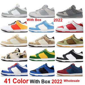 2022 Buty do biegania Niskie NH Panda Cacao Wow Fossil Rose Whisper Setsubun Sun Club Cherry Gym Red Ocean Bart Simpson What The Paisley Strawberry Cough Black Toe Mężczyźni Kobiety