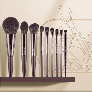 Chichodo 'Zhi' Set di pennelli per trucco avanzato 9-pcs Fondotinta in polvere sintetica morbida Evidenzia Ombretto Strumenti per cosmetici di bellezza