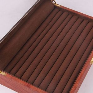 Wooden 9 Slots Ring Box Tray Shop Display Case Organizer Jewelry Collect Holder