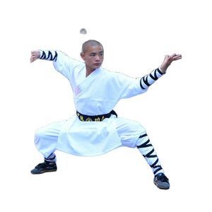 Högkvalitativ skräddarsydd Shaolin Monk Robe Kung Fu Tai Chi Suit Martial Arts Wing Chun Wushu Uniforms