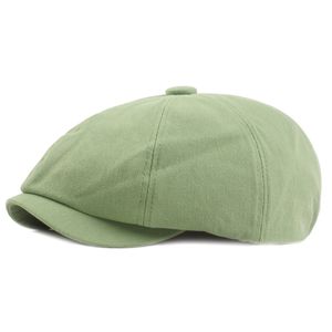 2022 New Spring Höst Cotton Beret Kvinnor Keps Konst Retro Målare Cap Casual Unisex Newsboy Kepsar Turist Casquette Grossist