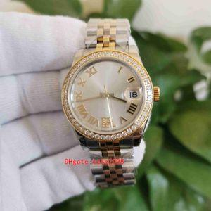 WF Maker Orologi da donna di qualità perfetta 36mm 126283 Diamond Yellow Gold Steel CAL.3235 Orologio da polso da donna con movimento automatico