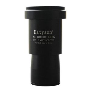 Teleskop dürbünleri Datyson Barlow Lens 5x 1.25 inç Astronomictelescope için M42 dişli T adaptörlü tamamen çoklu kaplamalı optik cam