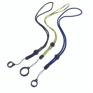  Lanyard-Clips, Halsketten-Etui, Schnur, Halsseil, Kettenriemen mit 2 Silikonringen, Bändern, verstellbarer Ring 13 mm, 20 mm, für Einweg-Stifthalter-Set, flach, DHL