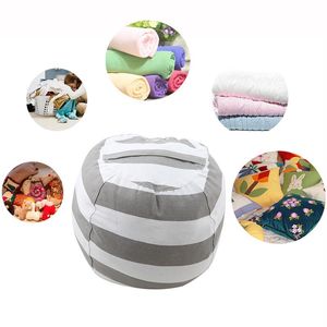 Storage Bags Large Capacity Stuffable Animal Toys Bean Bag Toy Storange Rangement Travel Clothes Organizer Zipper