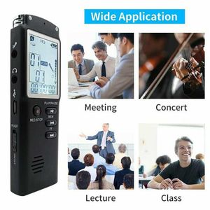 8GB/16GB/32GB Voice Recorder USB Professional 96 Hours Dictaphone Digital Audio Voice Recorder With WAV,MP3 Player WR Digital