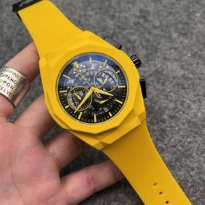 Wholesale h watches resale online - Wristwatches Luxury Classic Fusion Men Watch Montre Homme AEROFUSION Chronograph For Top Sports Man Wristwatch Reloj H