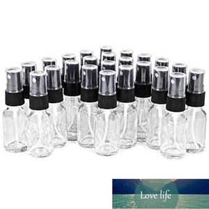 Бутылки для хранения JARS 24, прозрачные, 15 мл (1/2 унции) стеклянные бутылки, с черным точным туманным опрыскивателем эфирным маслом фабрики цена экспертов.