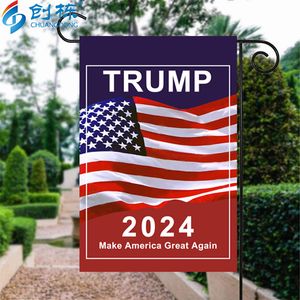 Trump 2024一般選挙バナーの国旗米国の大統領の旗旗のための大統領キャンペーン30 * 45cmデジタル印刷3 49cda Q2