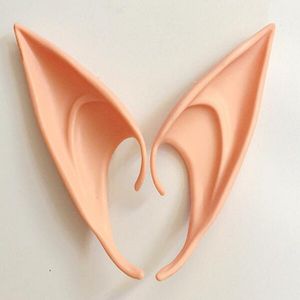 Home Garden Festive Mysterious Elf Ears Acess￳rios de Cosplay de Fada Latex Proteticia Falsa Ear Halloween M￡scaras de festa porque m￡scara Dh9088