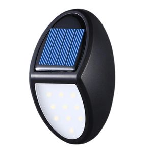 600lm 10 LED Solar Light Garden Security Outdoor Lighting Wall Street IP65 Vattentät sensor