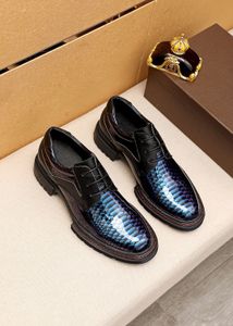 2021 Männer Echtes Leder formale Hochzeitskleid Schuhe Marke Elegant Anzug Wohnungen Mode Party Business Oxfords Größe 38-45