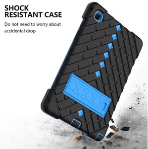 Silikon Portable Shock Proof Handle Cover Stand Case för iPad Mini6 Mini 6 10.2 10.9 11 tum iPad7 iPad8 iPad9 Air4